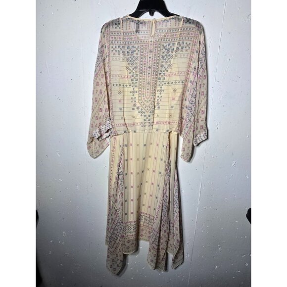 NWT BCBG MaxAzria Womens Jaelyn Asymmetrical Dress Size XS Festival Boho Hippie - Picture 2 of 11